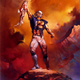 Illustration for article titled Boris Vallejo Is The Most Manly Illustrator In History (NSFW)